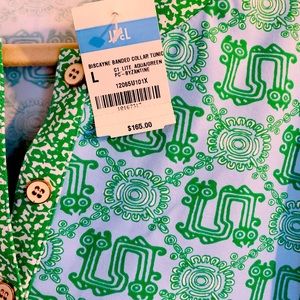 J.McLaughlin Biscayne Banded Collar Tunic